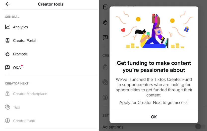 cara mendapatkan uang dari tiktok daftar creator funds