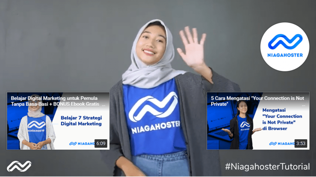 contoh end screen youtube