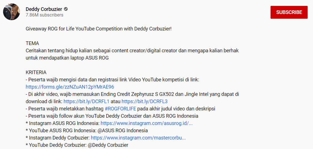 cara mempromosikan video youtube dengan giveaway