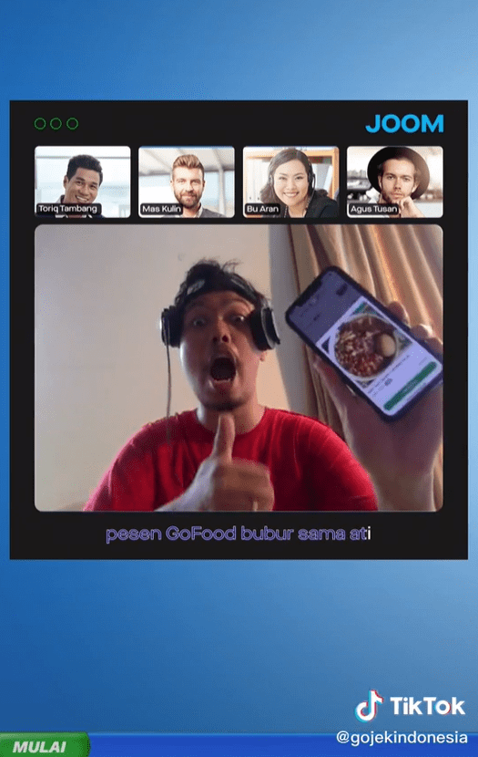 contoh iklan gojek di tiktok