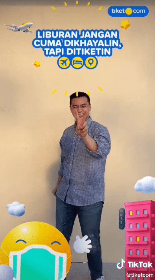 contoh iklan tiktok tiketcom