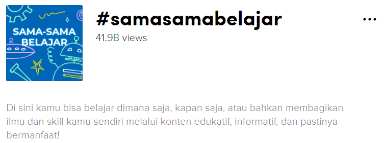 hashtag-samasamabelajar-tiktok