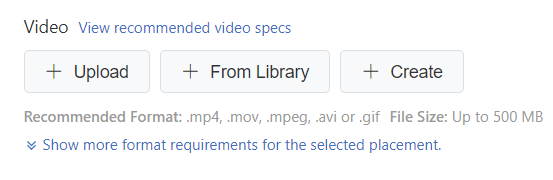 upload video tiktok ads
